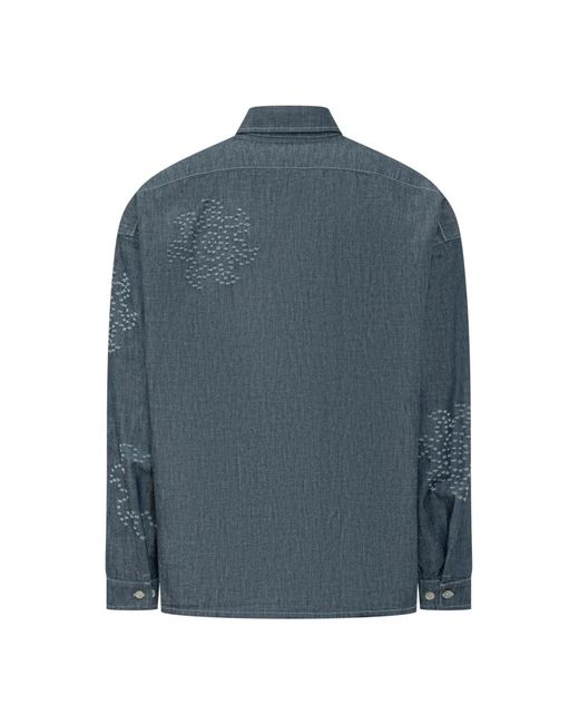 Marni Blue Denim Shirts for men