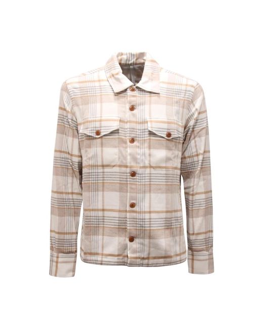 Eleventy Natural Casual Shirts for men