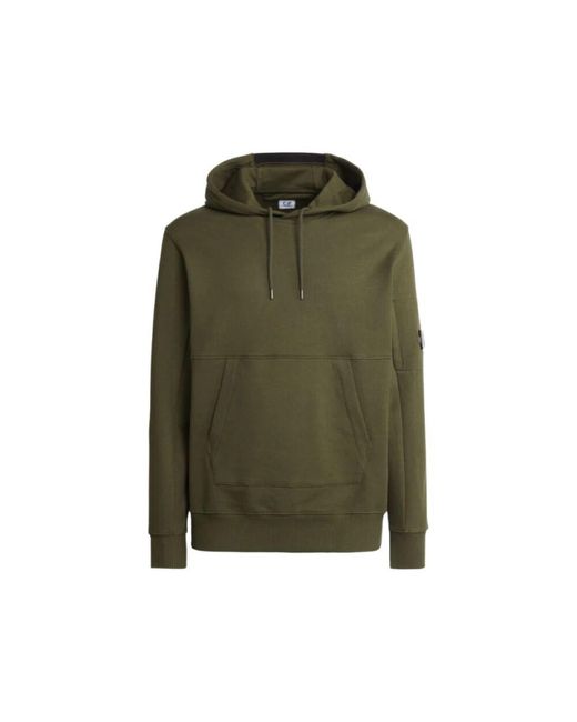 C P Company Green Hoodies for men