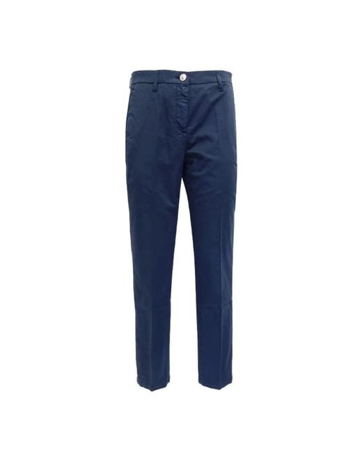 Jacob Cohen Slim-Fit Trousers in het Blue voor heren