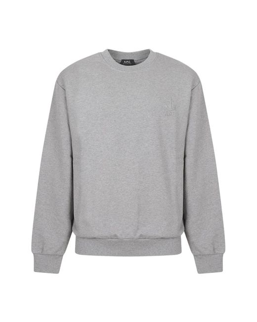 A.P.C. Gray Sweatshirts for men