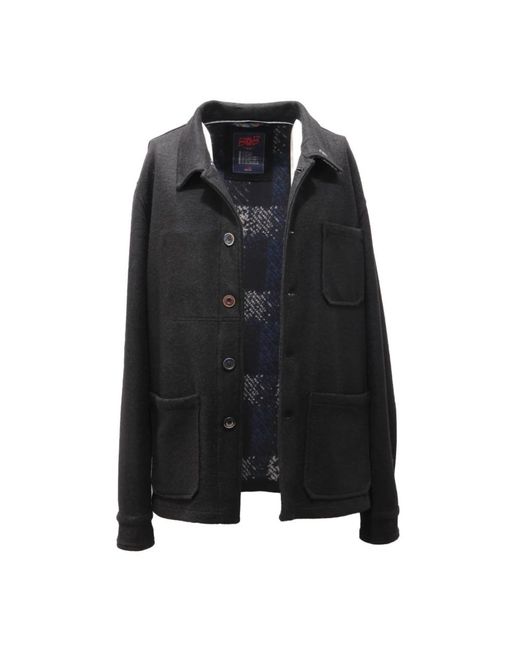 Light Jackets di Bob in Black da Uomo