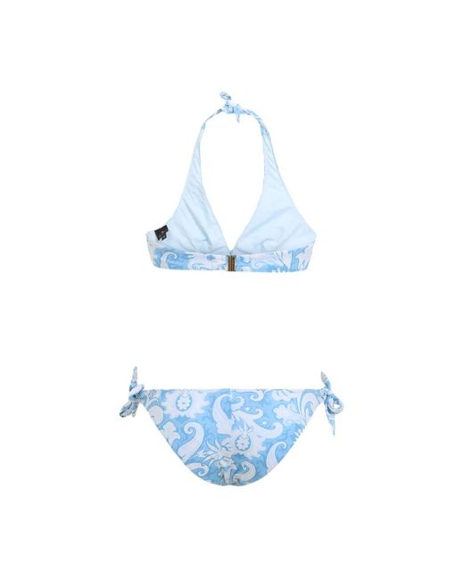 Etro Blue Bikinis