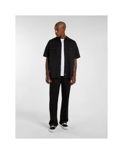 Dickies Broeken ,Zwart ,Katoen 247 Regular Fit Broek in het Blue voor heren