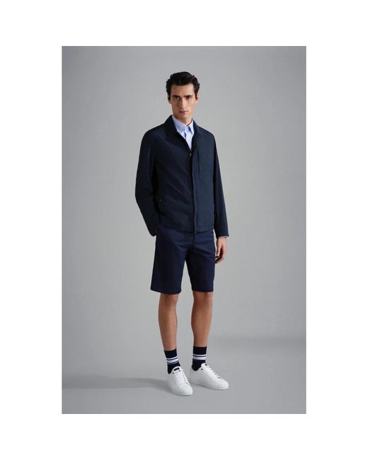 Paul & Shark Jassen ,Blauw ,Nylon Nylon Jacket in het Blue voor heren
