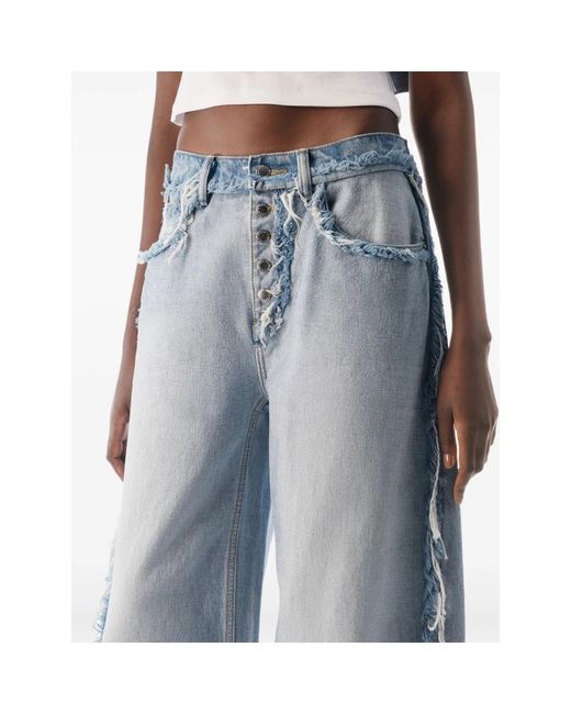 Alexander Wang Blue Wide Jeans