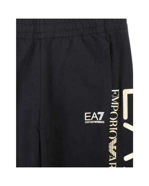 EA7 Black Sweatpants for men