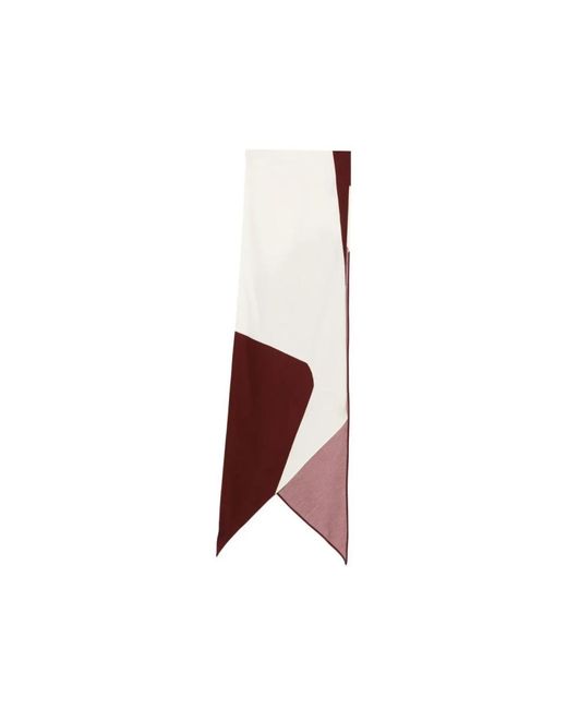 Alberta Ferretti White Scarves