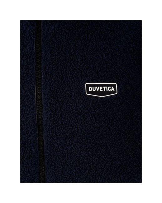 Duvetica Blue Faux Fur & Shearling Jackets for men