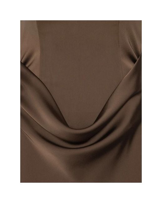ROTATE BIRGER CHRISTENSEN Brown Maxi Skirts