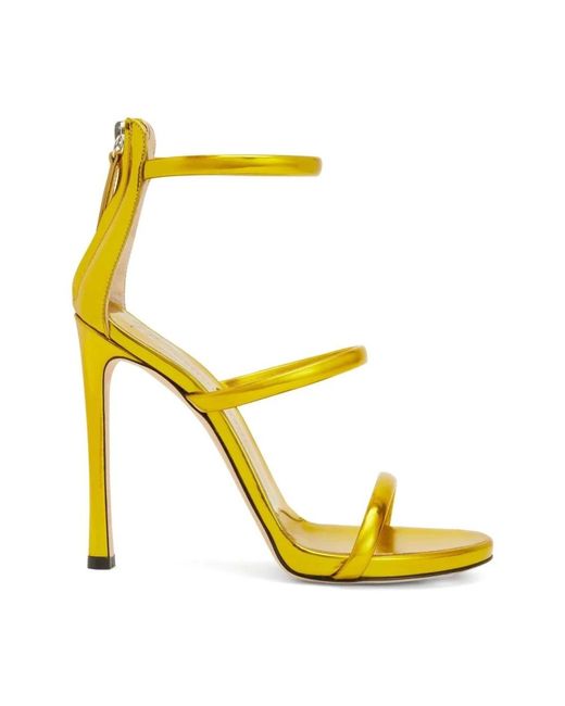 Giuseppe Zanotti Yellow High Heel Sandals