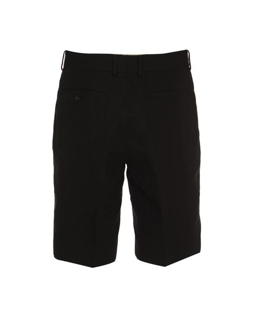 Auralee Black Casual Shorts for men