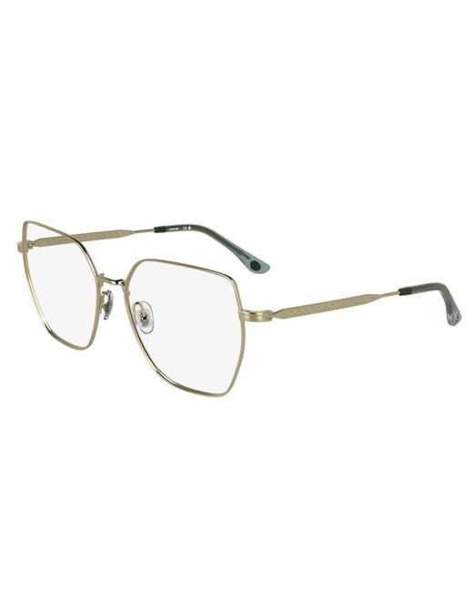 Glasses di Lacoste in Metallic