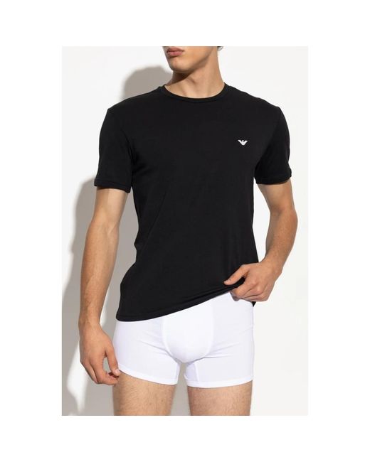 T-Shirts di Emporio Armani in Black da Uomo