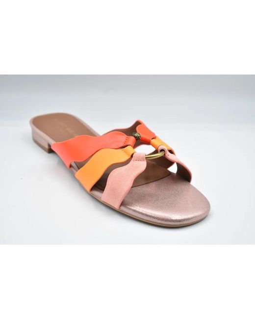 Kurt Geiger Pink Sliders