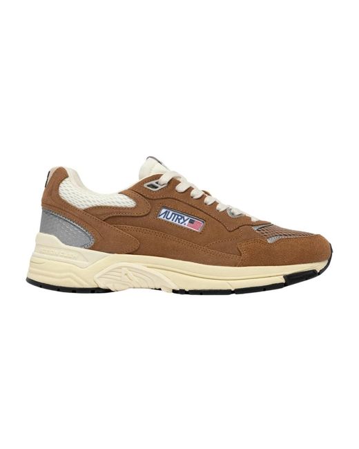 Autry Hyperway Low Suede Mesh in Brown für Herren