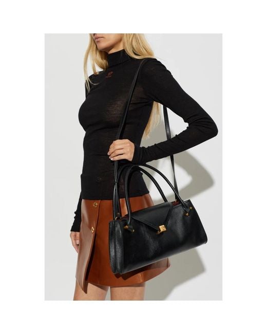 Handbags di Versace in Black