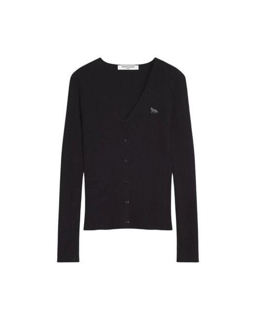 Cardigans Maison Kitsuné en coloris Black