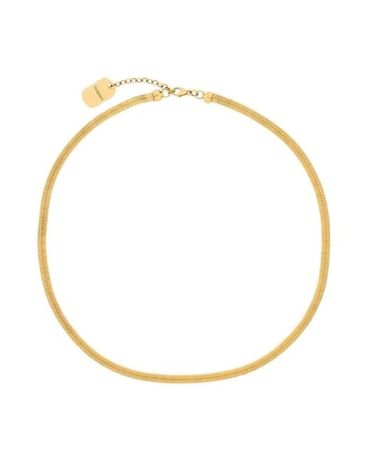 Saint Laurent Metallic Necklaces