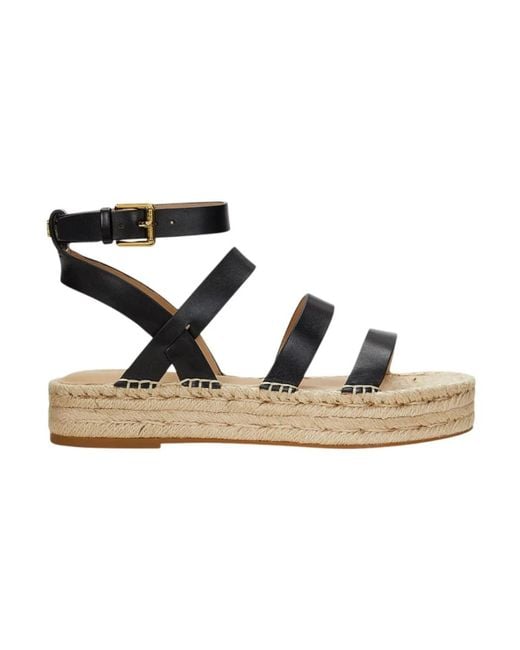 Ralph Lauren Blue Flat Sandals