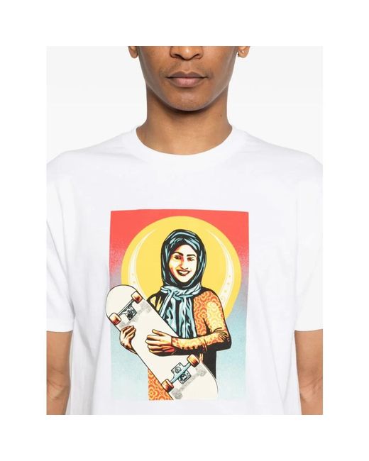 Obey White T-Shirts for men