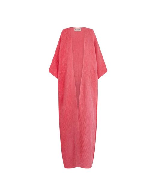 Cortana Overhemden ,Roze ,Linnen Oversized Linnen Kimono Jas in het Pink