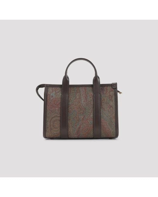 Etro Brown Shopping Bags