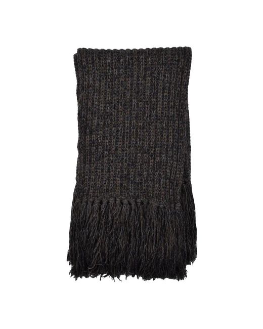 Dolce & Gabbana Luxuriöser Wollmischung Schal in Black für Herren