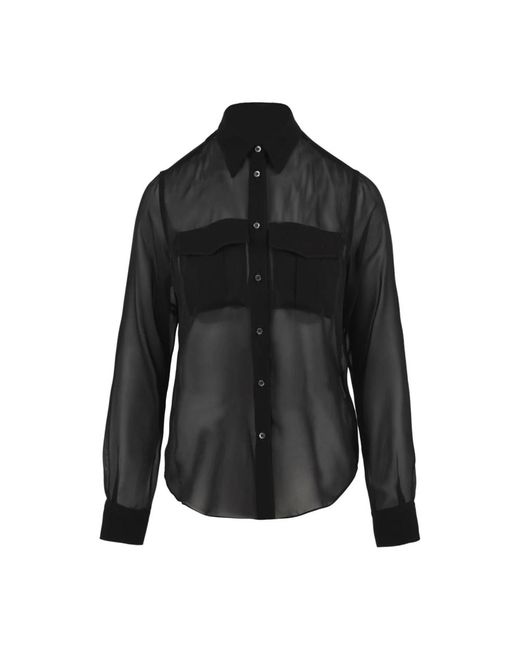 Aspesi Overhemden ,Zwart ,Zwarte Shirts Voor Vrouwen in het Black