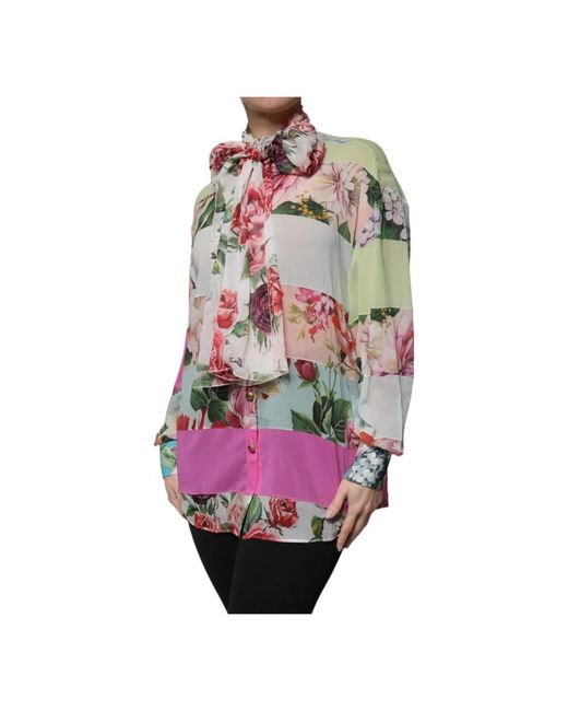 Dolce & Gabbana Pink Shirts