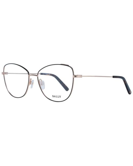 Occhiali ottici cat eye neri per donne di Bally in Metallic