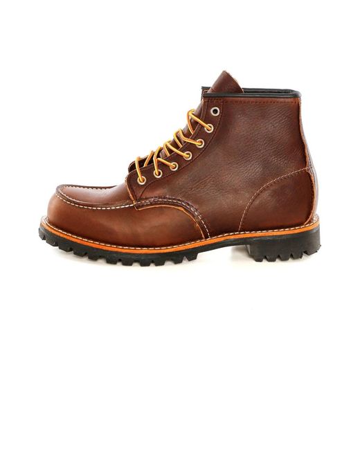 Red Wing Roughneck 8146 Moc Toe Boot in Brown für Herren