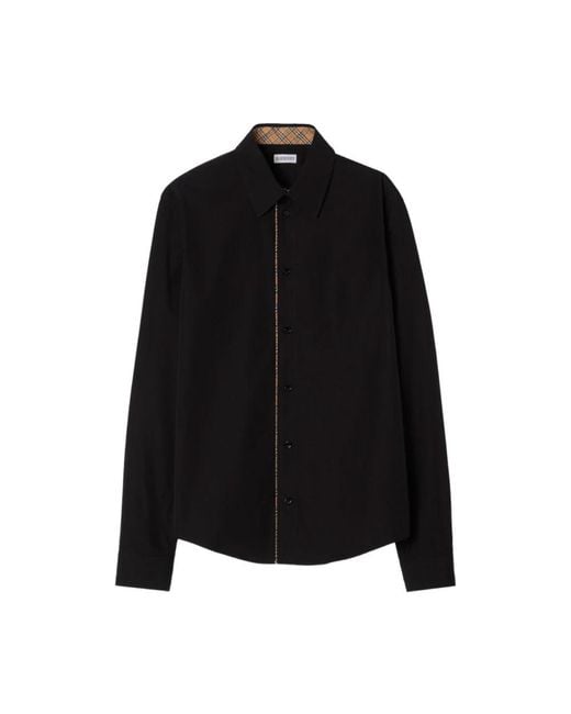 Burberry Black Casual Shirts for men