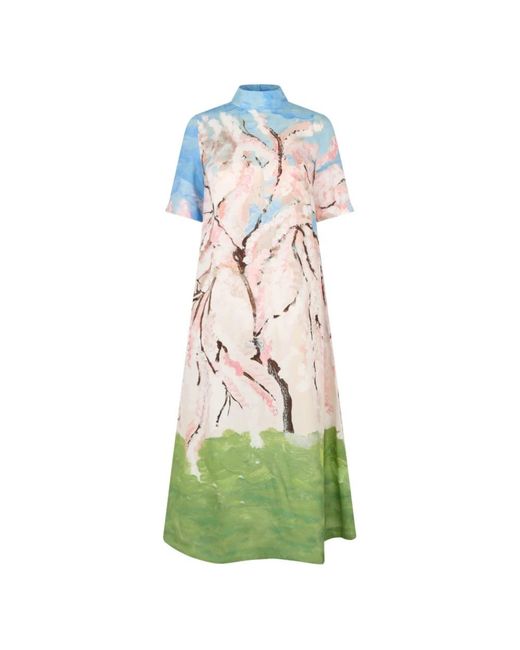 Stine Goya Green Midi Dresses