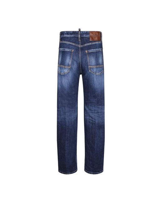 Straight Jeans DSquared² de hombre de color Blue