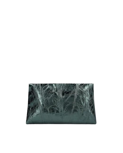 Dries Van Noten Green Clutches