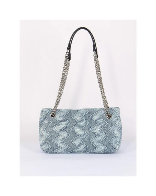 Gaelle Paris Blue Shoulder Bags