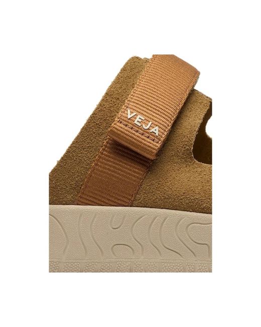 Veja Arpoador Wildleder Sandale in Brown für Herren