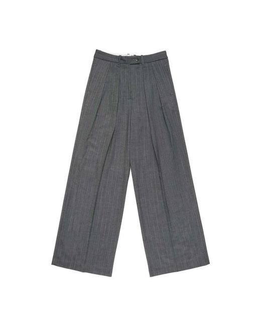 Nine:inthe:morning Gray Wide Trousers