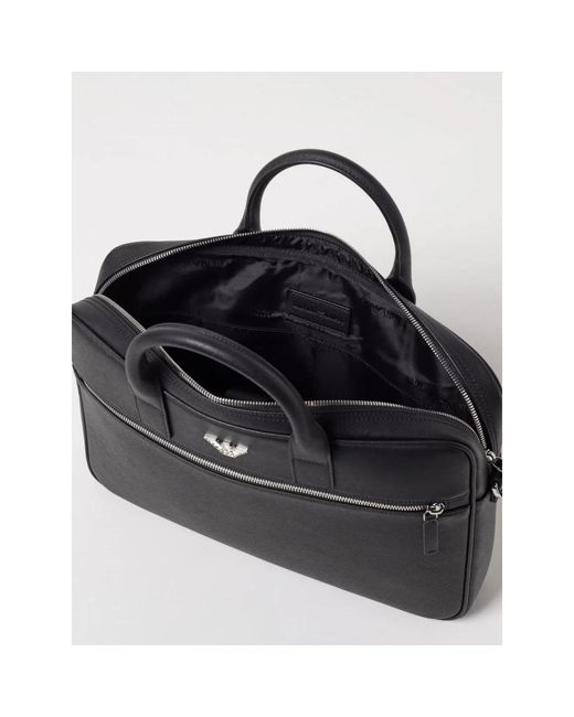 Emporio Armani Black Laptop Bags & Cases for men