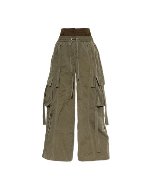 Dolce & Gabbana Green Cargo Trousers