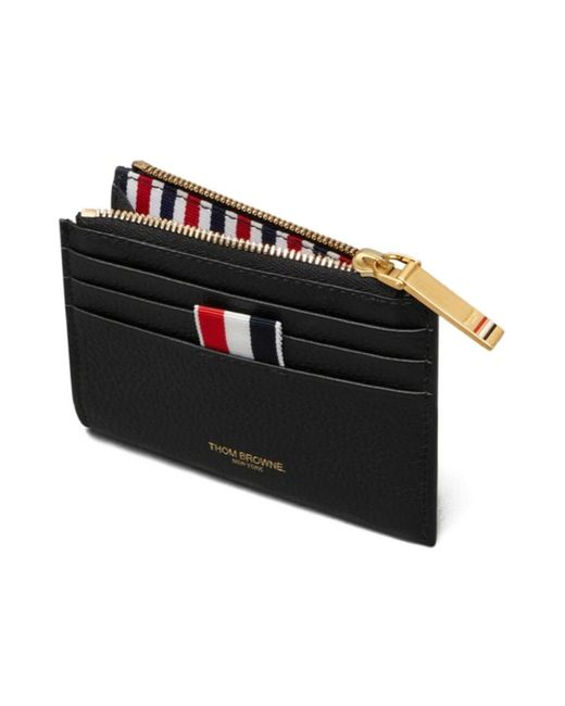 Wallets & Cardholders di Thom Browne in Black da Uomo