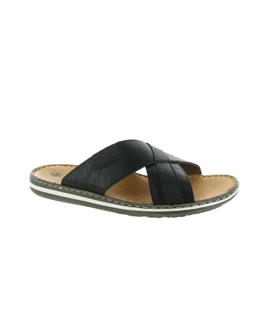 Rieker 21082 Mules in Brown für Herren