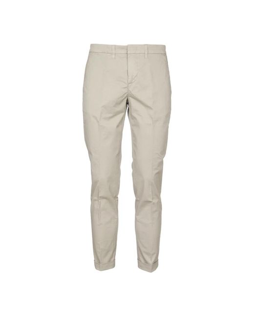 Casual capri-style pantaloni brown di Fay in Natural da Uomo