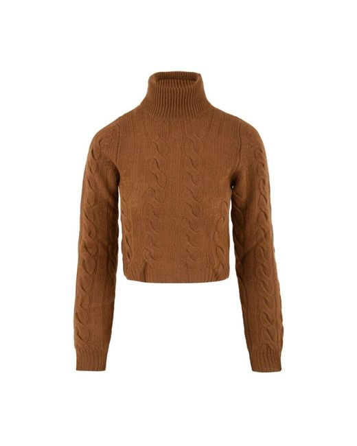 SOLOTRE Brown Braune pullover für frauen