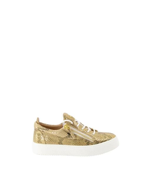 Giuseppe Zanotti Metallic Sneakers