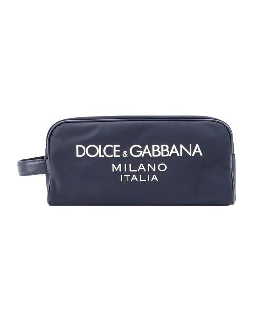 Dolce & Gabbana Blue Toilet Bags for men