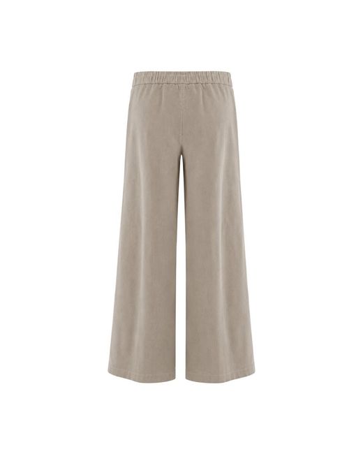 Panicale Gray Wide Trousers