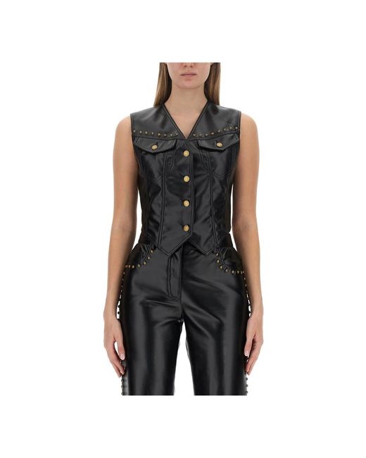 Vests Moschino de color Black