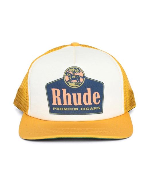 Rhude Metallic Caps for men